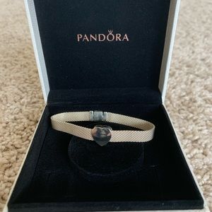 Pandora Relexions Mesh Bracelet with Heart Charm